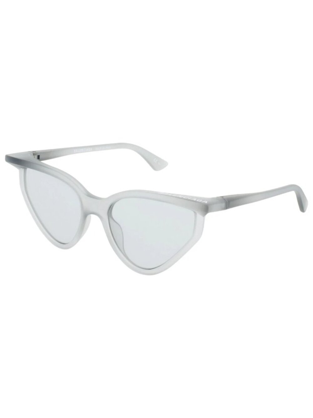New Balenciaga Women's Sunglasses Cat Eye Injection Frame Grey Grey Grey